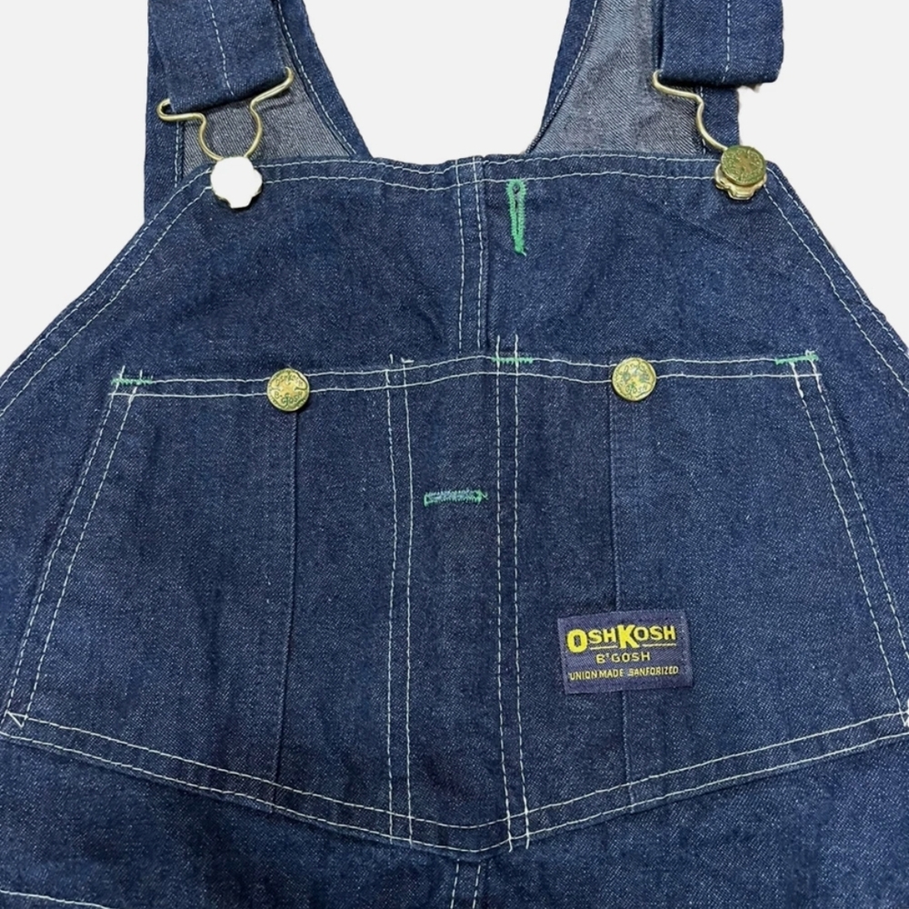NIP OshKosh Vestbak Bib Overalls - Men’s Size 42x32 - Dark Wash Indigo - Picture 2 of 8